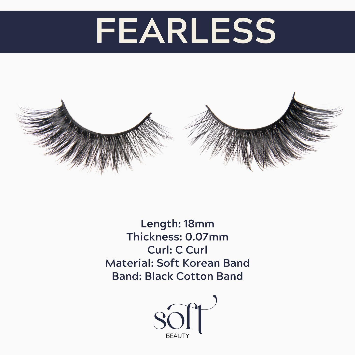 SOFT Beauty Lashes in Fearless