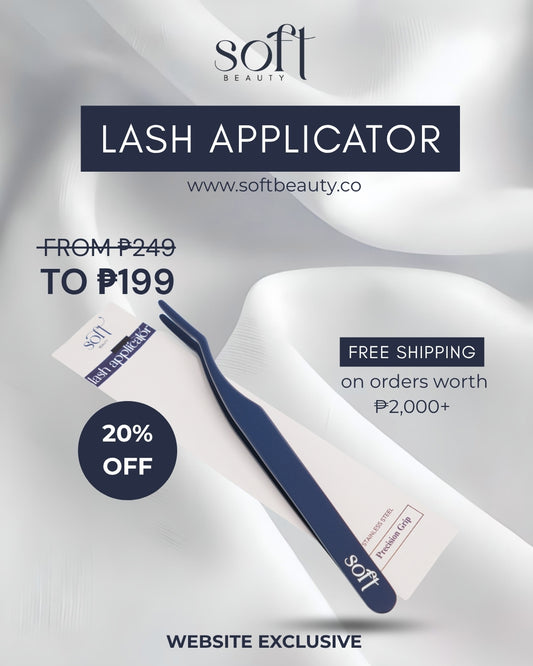 SOFT Beauty Lash Applicator Tweezers Sets Makeup Tools For Lashes Building Lash Extension