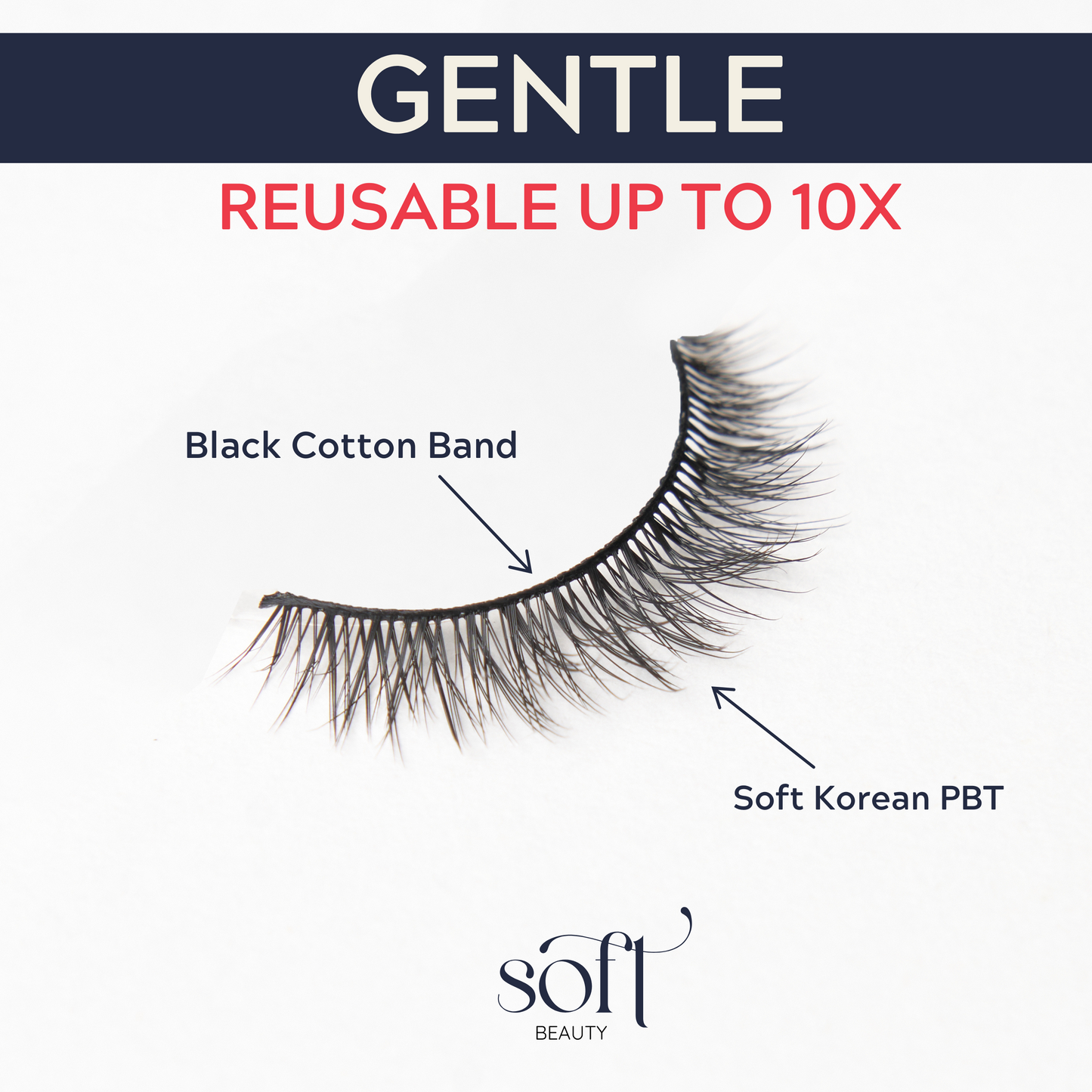 SOFT Beauty Lashes in Gentle