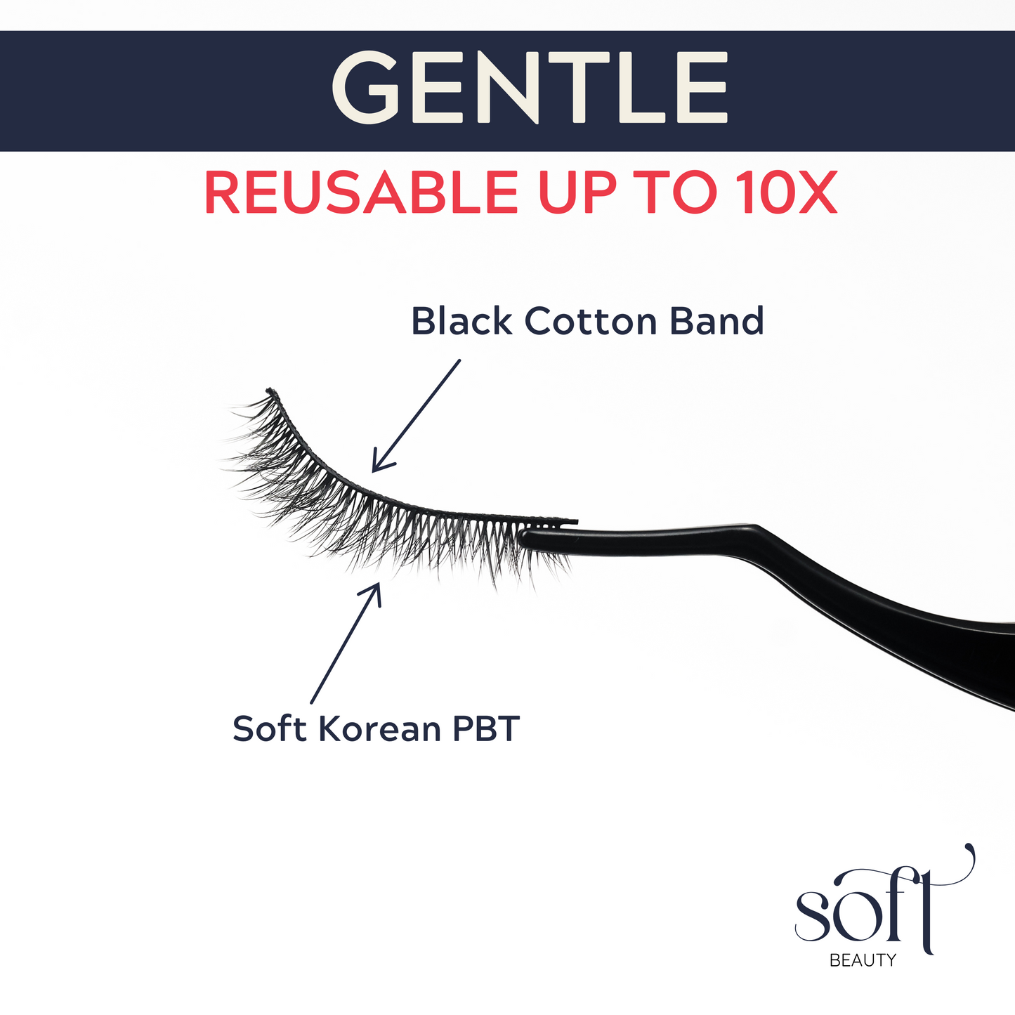 SOFT Beauty Lashes in Gentle