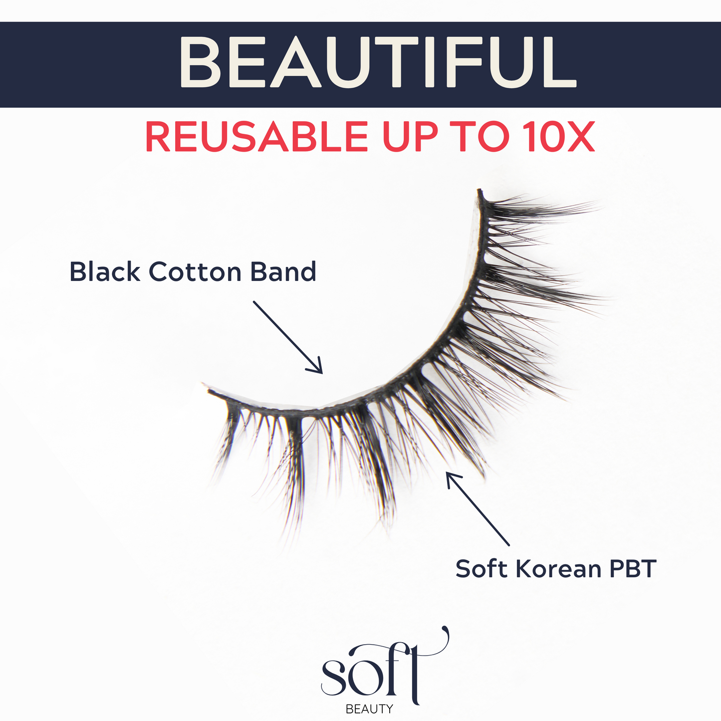 SOFT Beauty Lashes in Beautiful