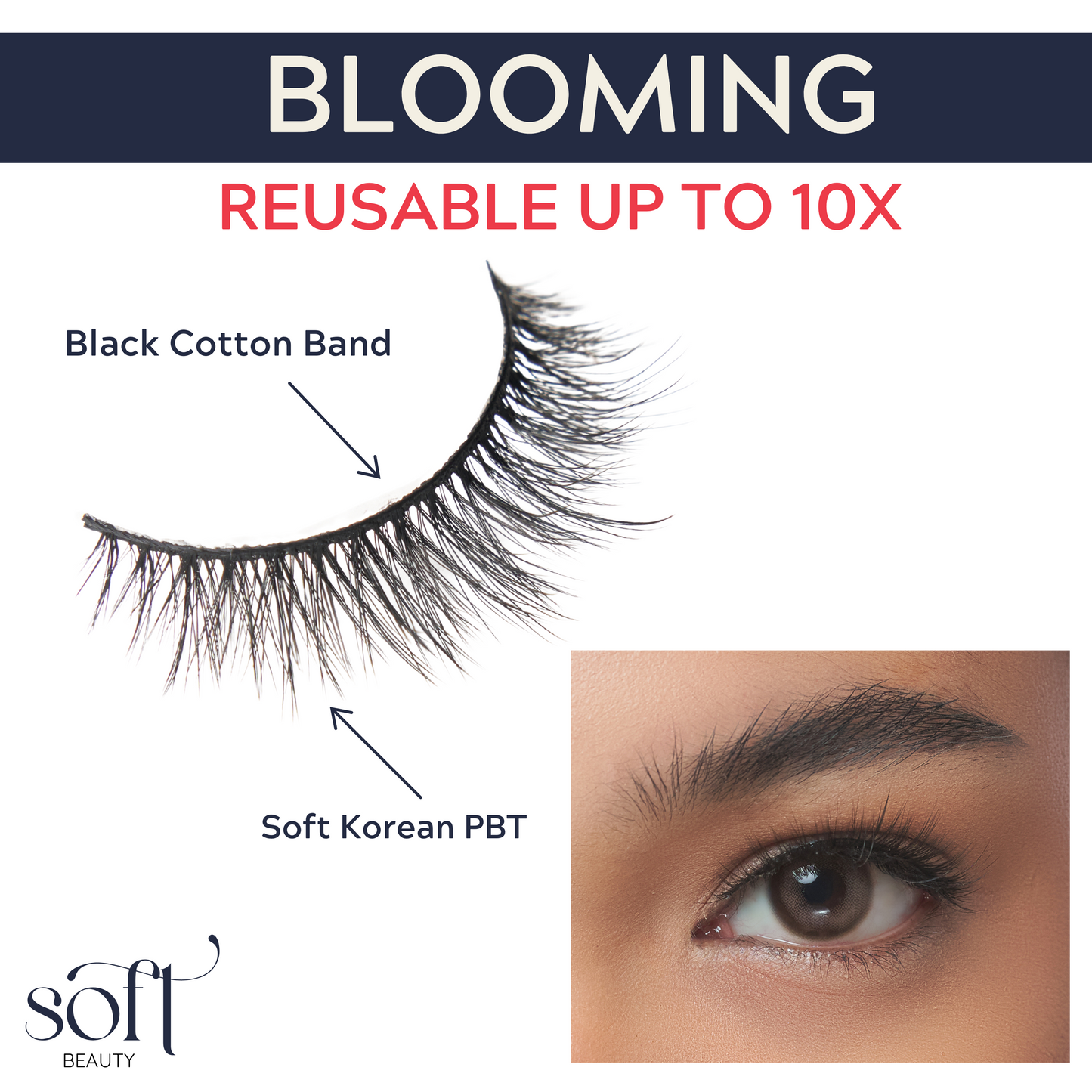 SOFT Beauty Lashes in Blooming
