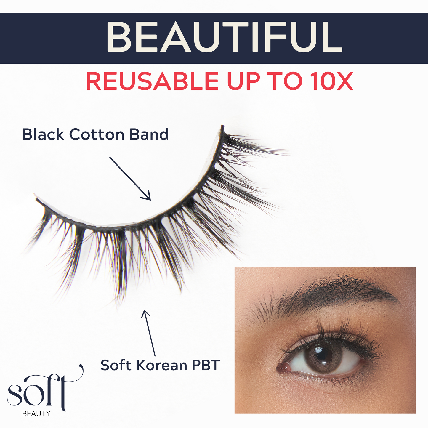 SOFT Beauty Lashes in Beautiful