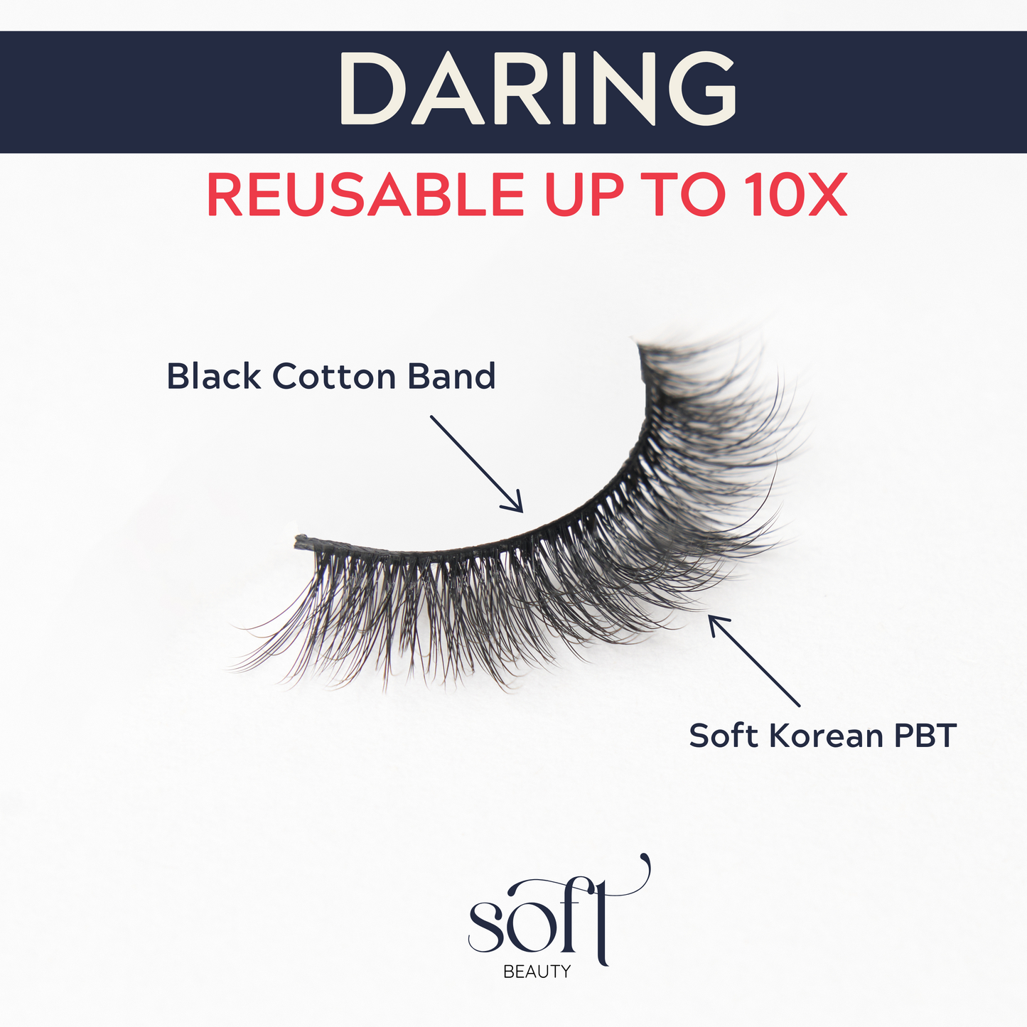SOFT Beauty Lashes in Daring