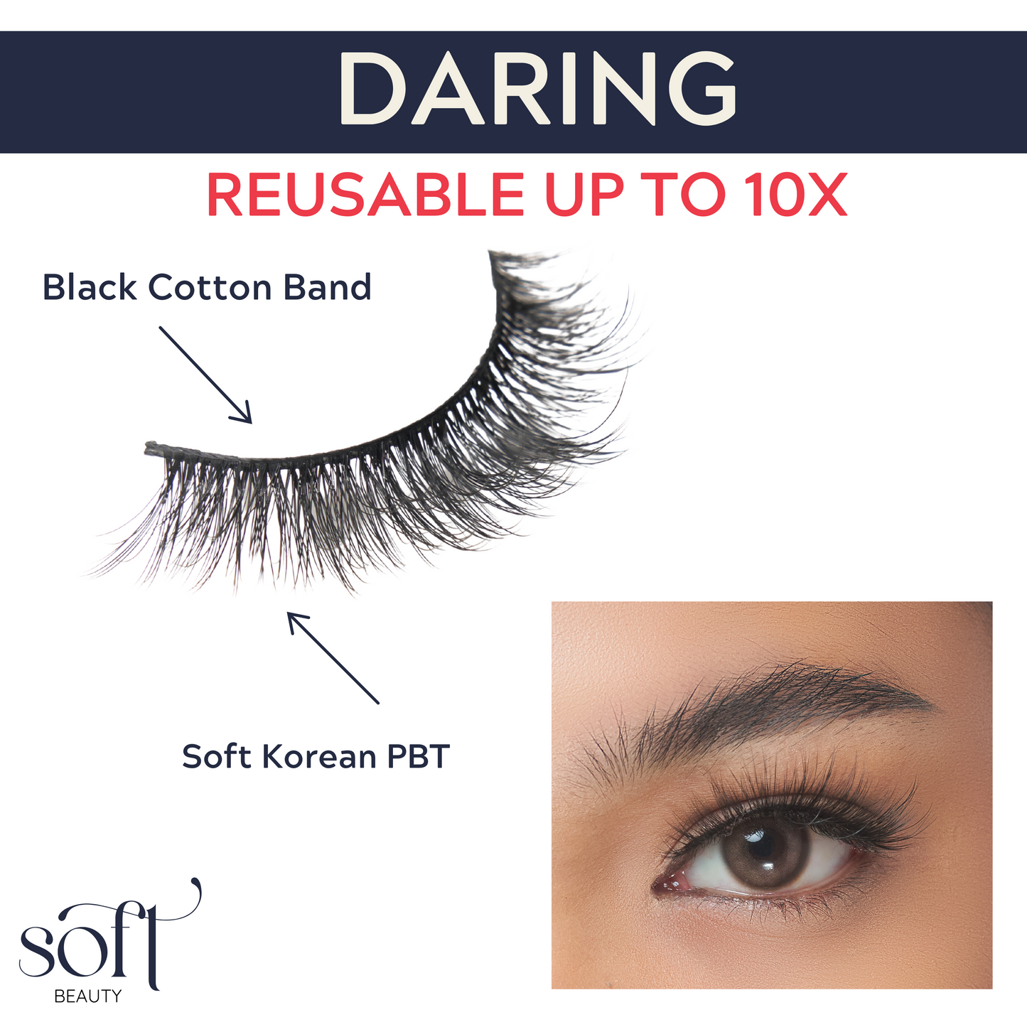 SOFT Beauty Lashes in Daring