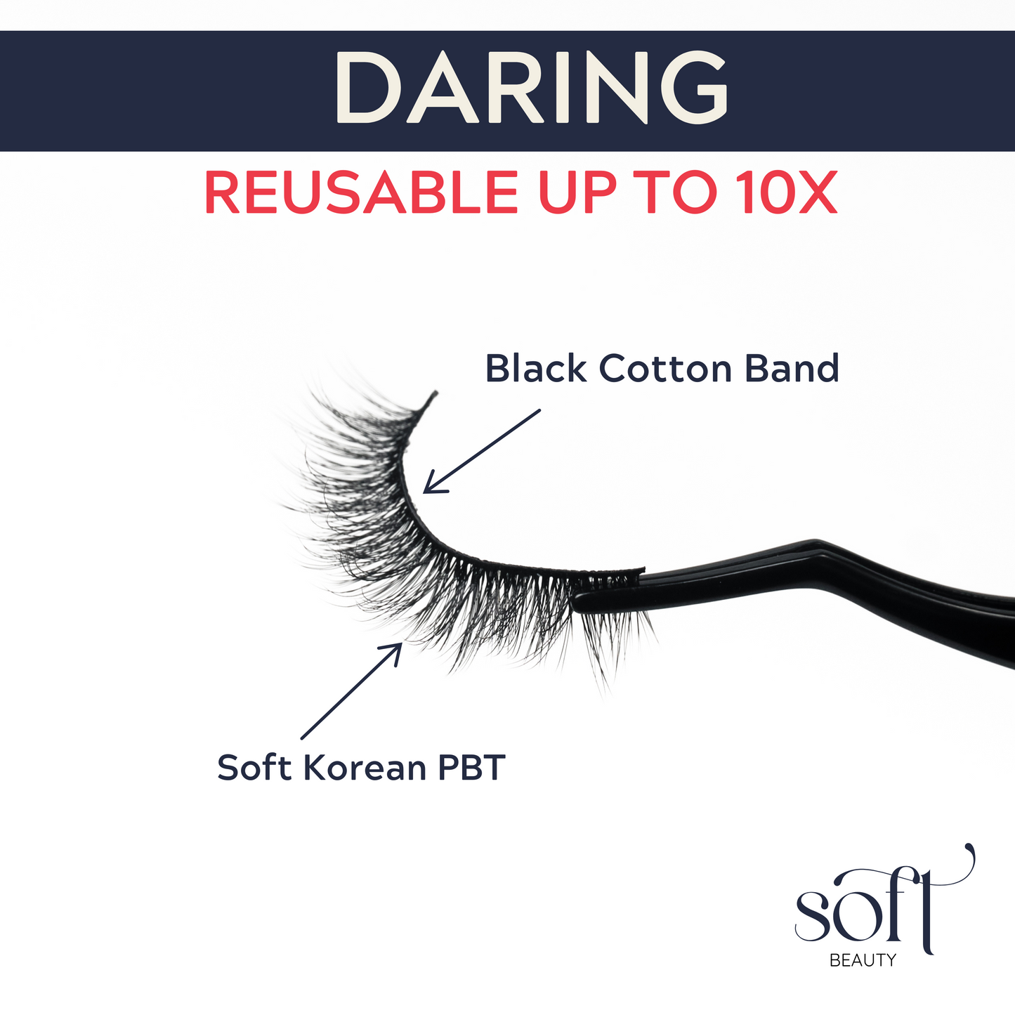 SOFT Beauty Lashes in Daring