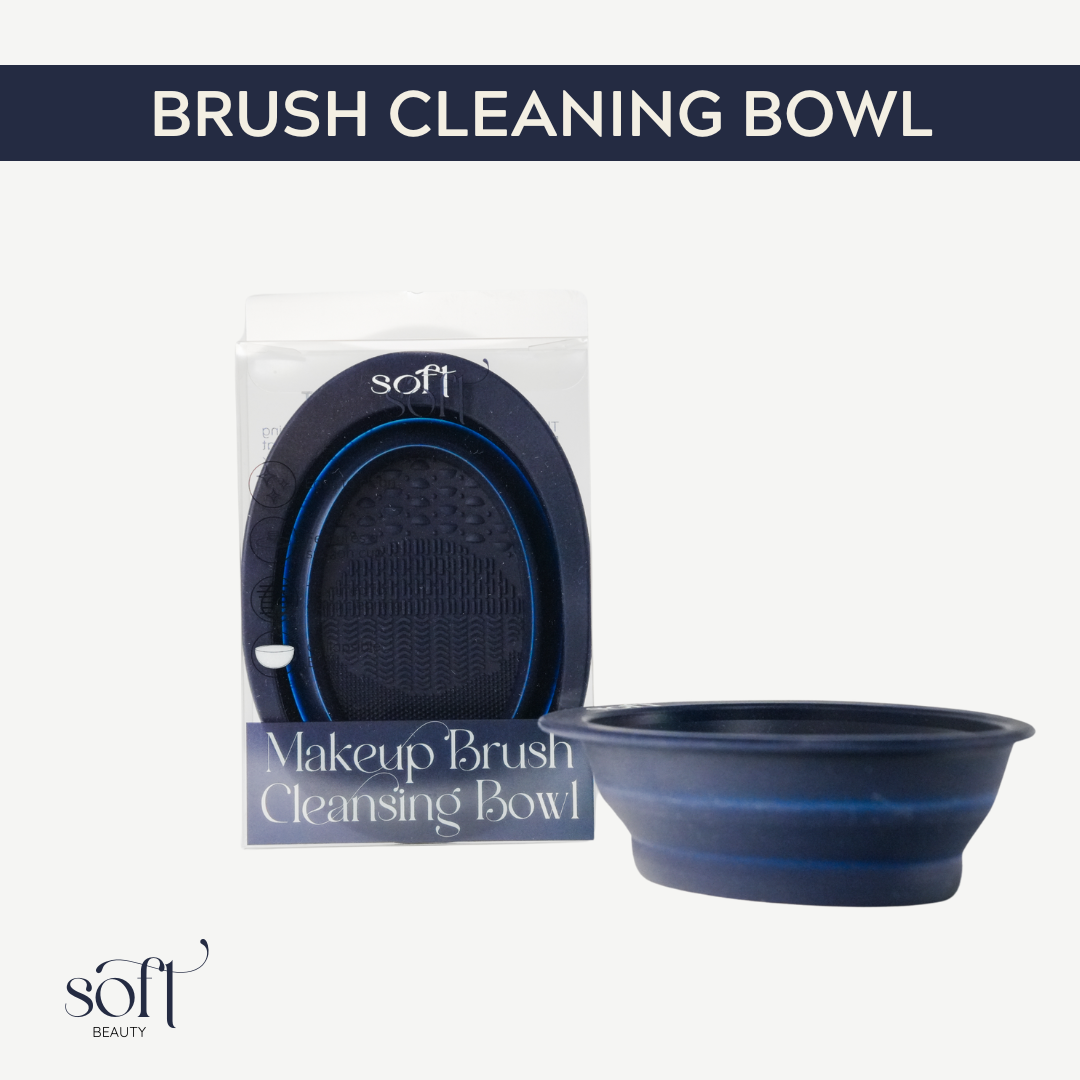 SOFT Portable and Reusable Brush Cleaning Bowl – Pro-Grade Makeup Brush Washing Tool