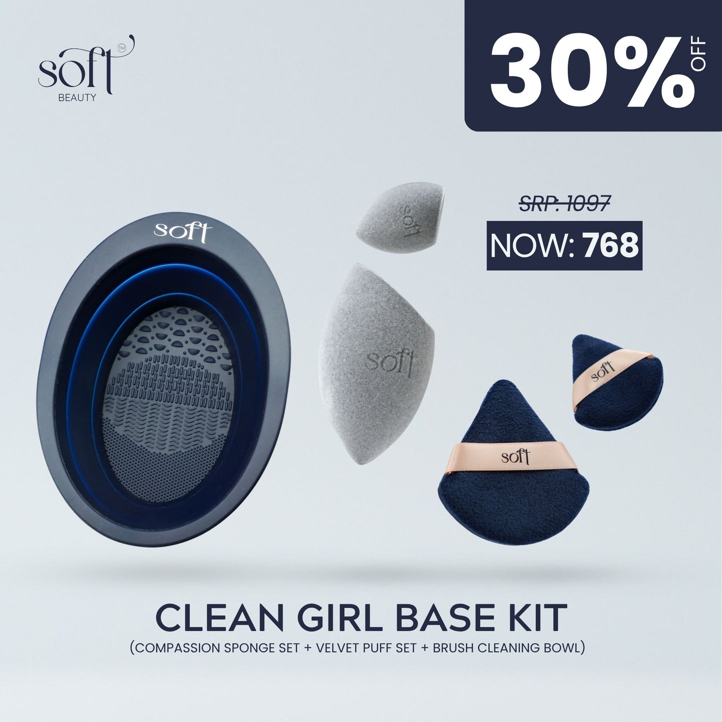 Clean Girl Base Kit - ₱768 (From ₱1,097)
