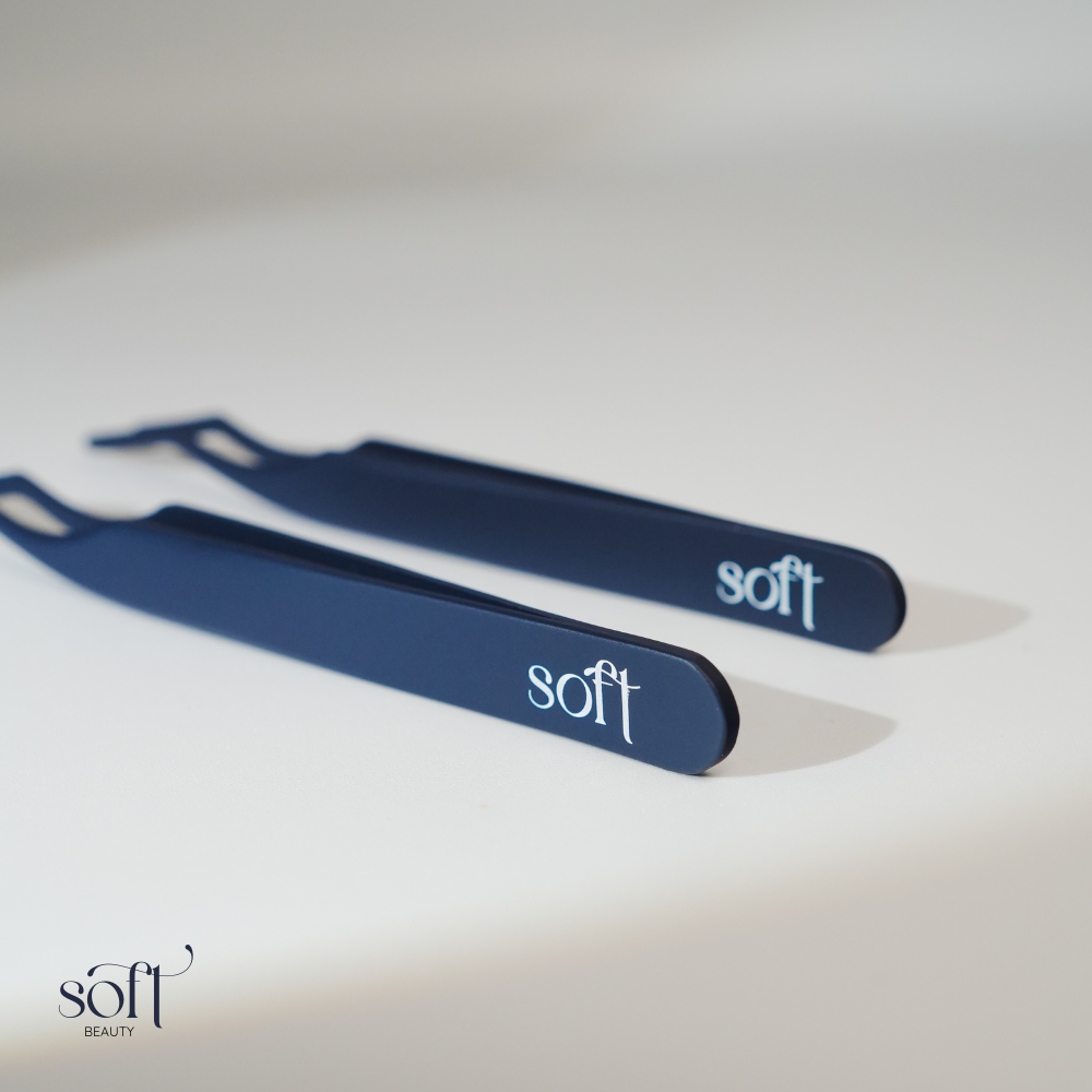 SOFT Beauty Lash Applicator Tweezers Sets Makeup Tools For Lashes Building Lash Extension