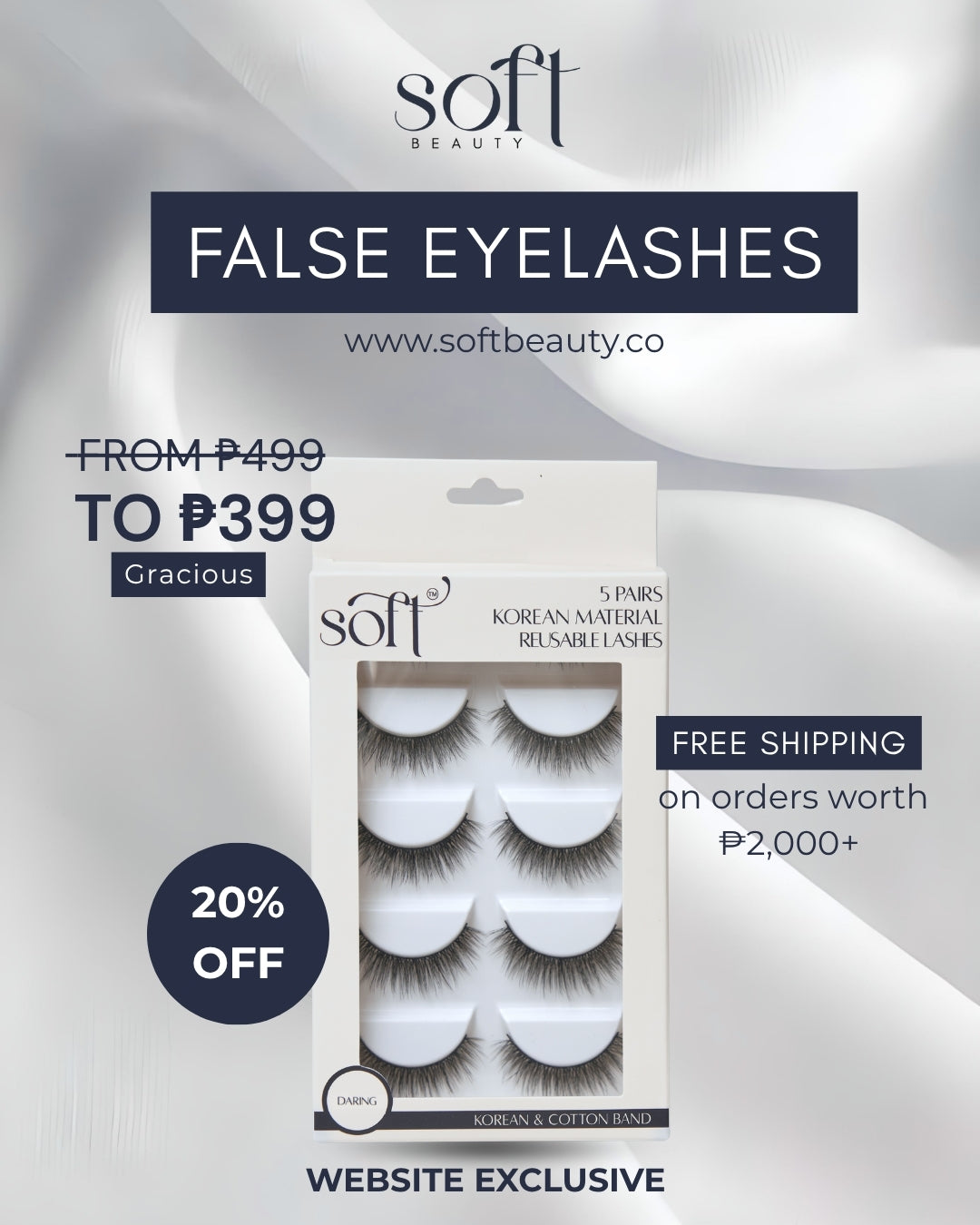 SOFT Beauty Lashes in Gracious