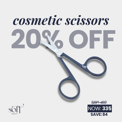 Soft Beauty PH Precision Lash & Brow Scissors – Stainless Steel Trimming Tool