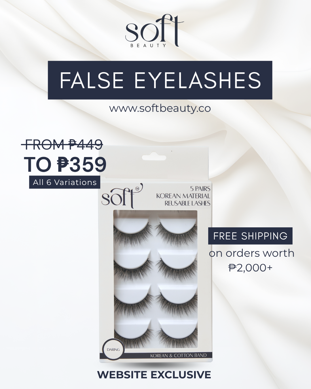 SOFT Beauty Lashes in Fearless