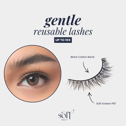 SOFT Beauty Lashes in Gentle