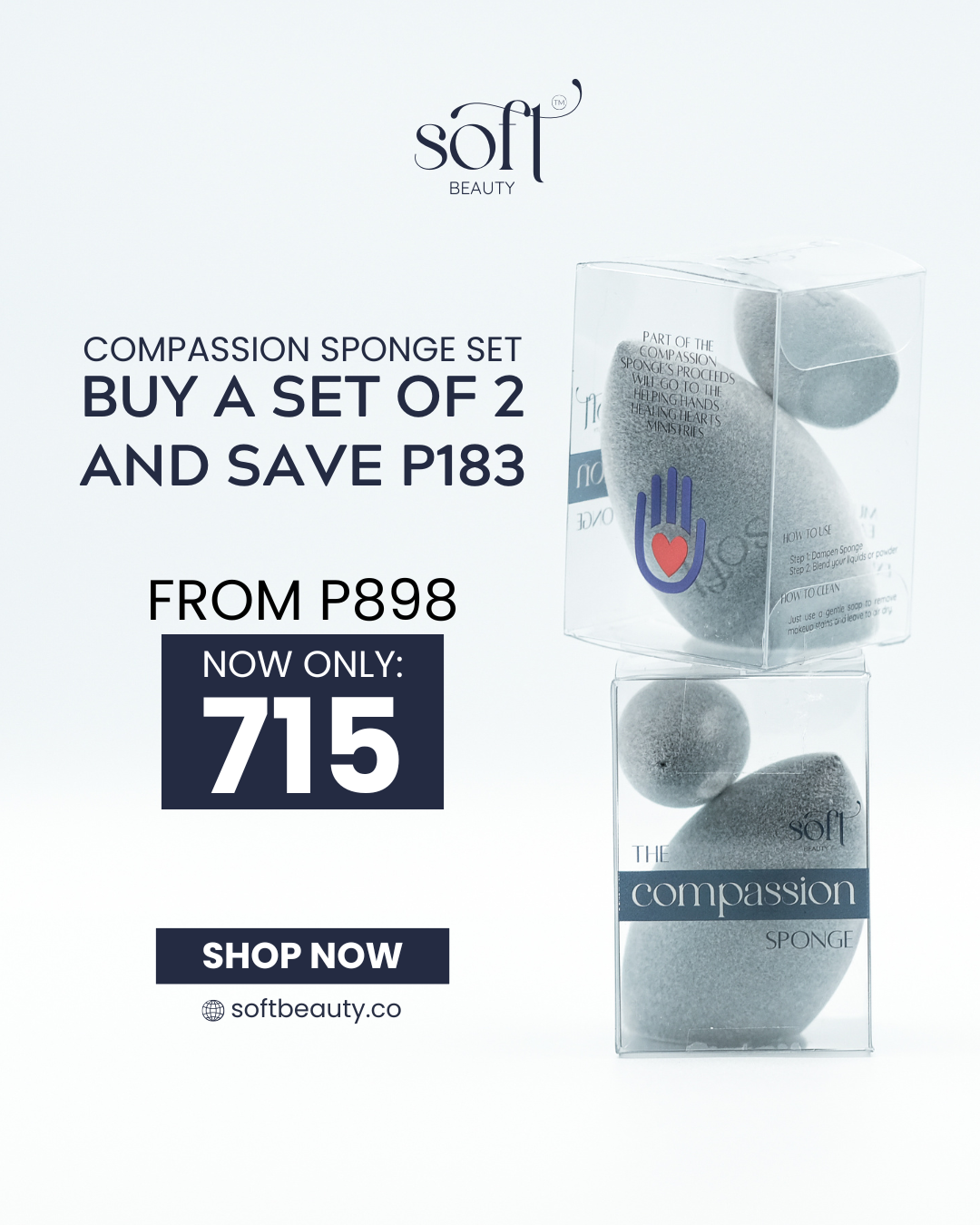SOFT Beauty Compassion Sponge Set