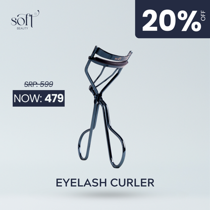 Soft Beauty Eyelash Curler for Asian Eyes with 2 Silicone Refills