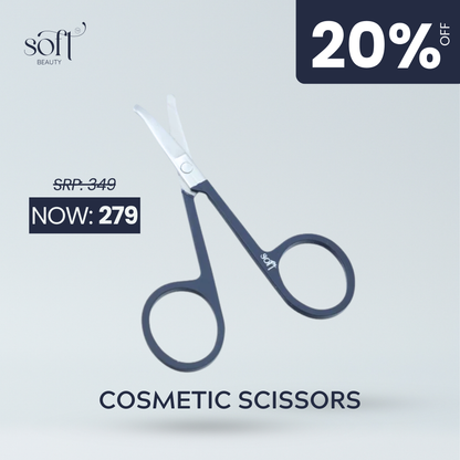 Soft Beauty PH Precision Lash & Brow Scissors – Stainless Steel Trimming Tool