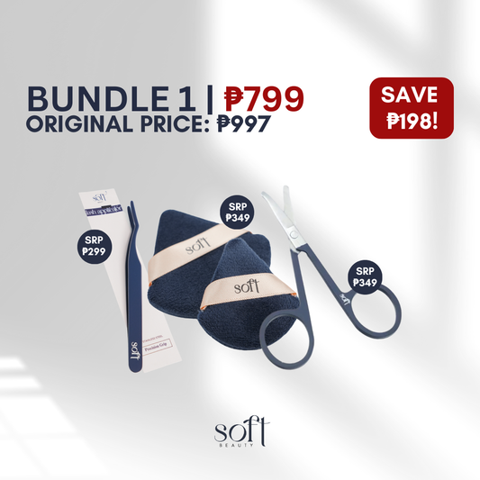 Lash Applicator + Velvet Puff Duo + Lash and Brow Scissors – ₱799 (Original Price: ₱997)