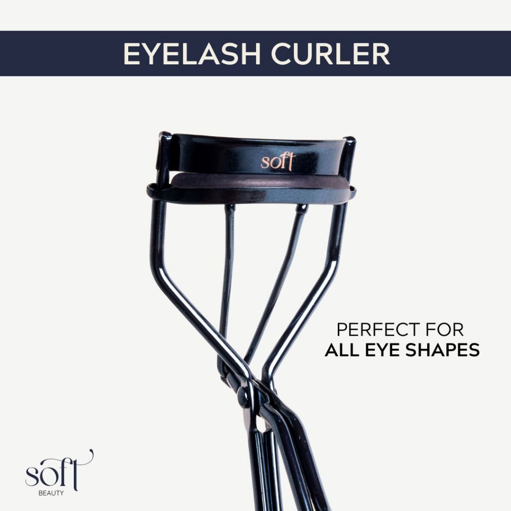 Soft Beauty Eyelash Curler for Asian Eyes with 2 Silicone Refills