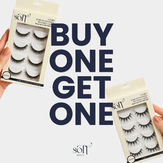 (Buy 1, Get 1) Soft Beauty Korean Reusable Lashes