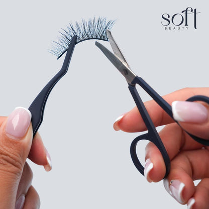 Soft Beauty PH Precision Lash & Brow Scissors – Stainless Steel Trimming Tool