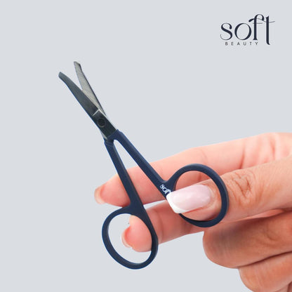 Soft Beauty PH Precision Lash & Brow Scissors – Stainless Steel Trimming Tool